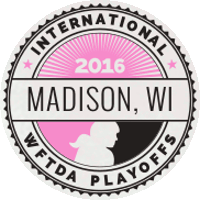 2016 WFTDA Division 1 Playoff 4 Madison logo