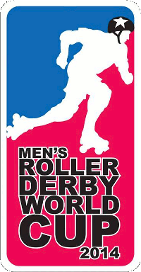 2014 Men's Roller Derby World Cup logo