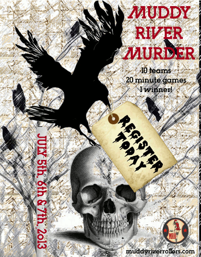 2013 Muddy River Murder logo