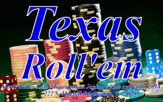 Texas Roll'em Men's Roller Derby Tournament logo