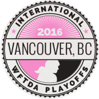 2016 WFTDA Division 1 Playoff 3 Vancouver logo