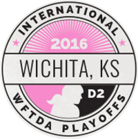 2016 WFTDA Division 2 Playoff 1 Wichita logo
