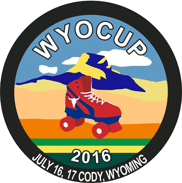 2016 Wyoming Roller Derby Cup logo